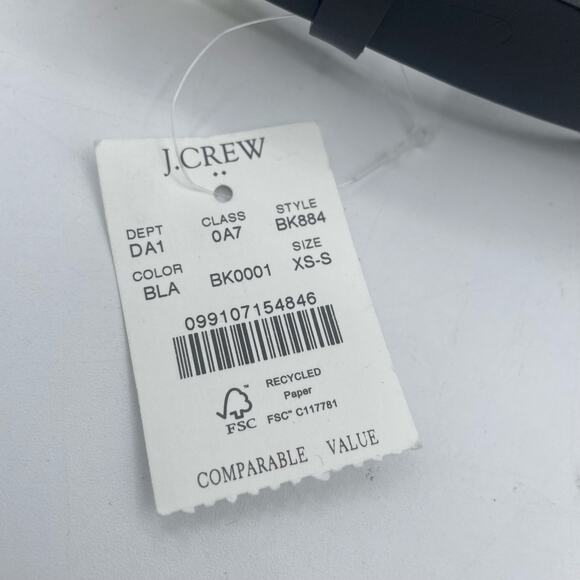 J Crew Black Waist Belt Leather Womens XS Small main image 4